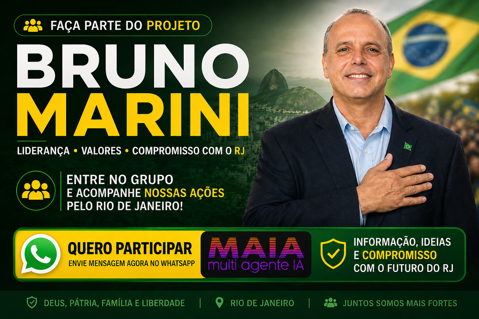 Faça parte do projeto Bruno Marini